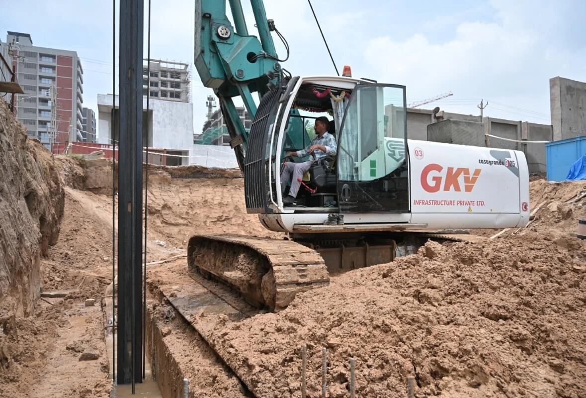 Diaphragm Wall Grab Machine